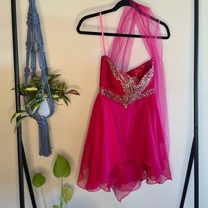 Beautiful Pink Grad Dress